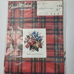 Jean McIntosh petit point chart 182 Graceful Arrangement